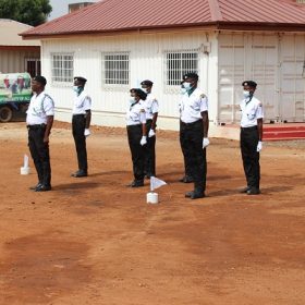 Six Municipal Guards Pass Out
