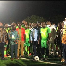 Dr. Bawumia commissions ultra-modern astro turf at Adgiringanor