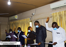 AdMA SWEARS IN NEW EXTERNAL AUDIT COMMITTEE