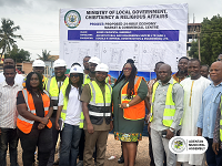 Adentan Municipal Assembly-MCE Hands Over Site for 24-Hour Economy Market Project